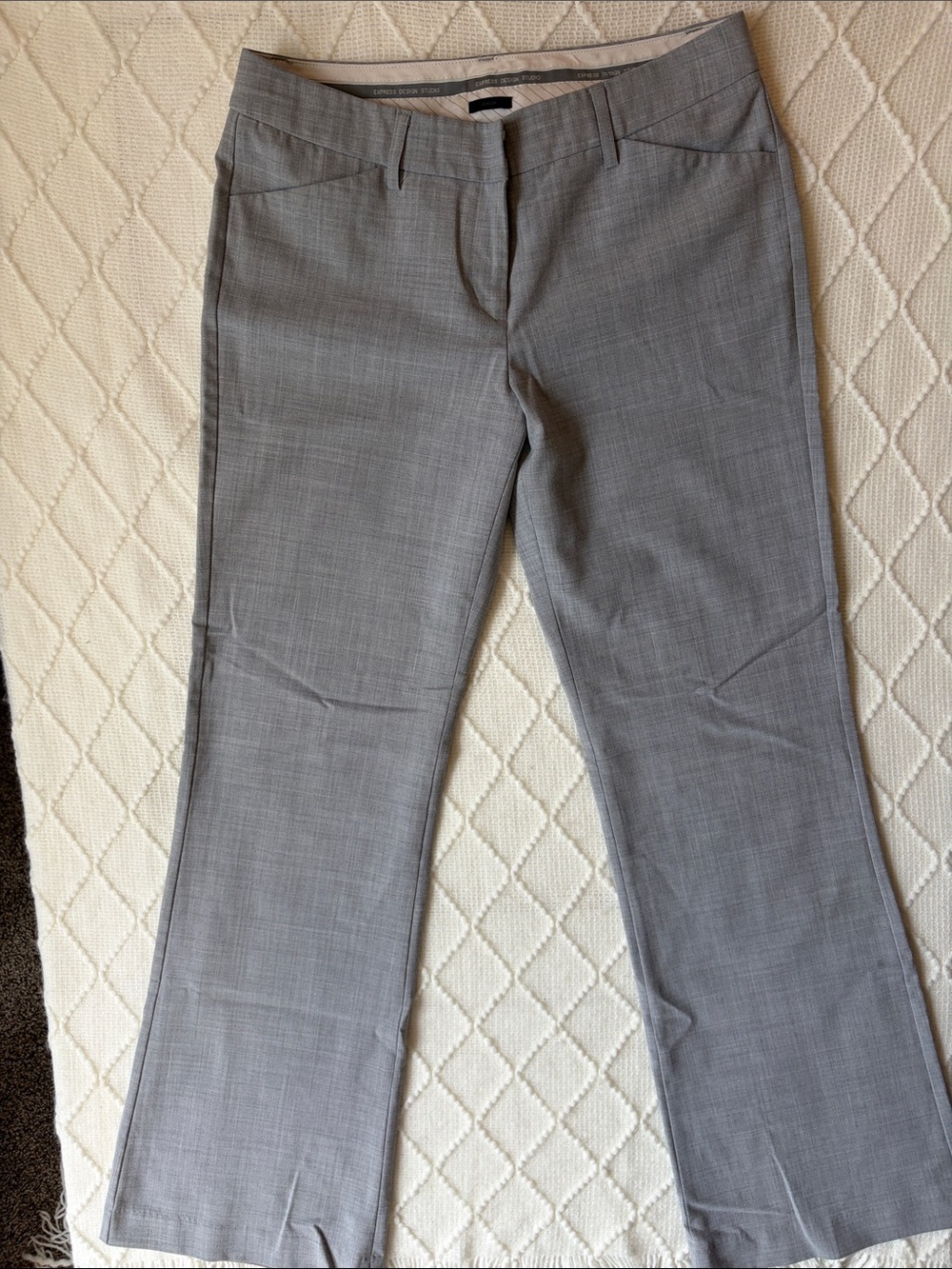 Women’s  Gray Dress Pants - Classic Tailored Fit